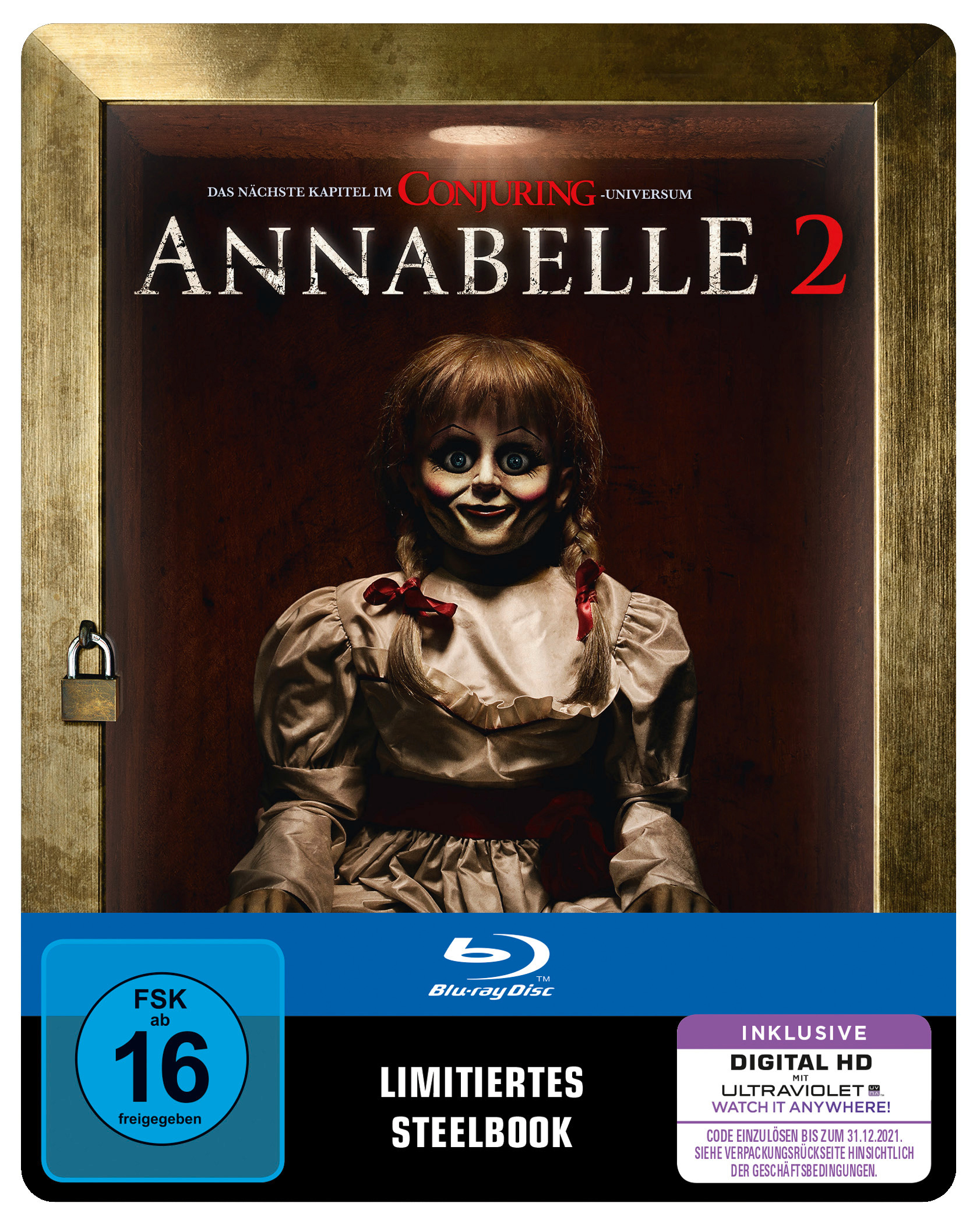Annabelle 2 (Exklusive Steelbook Edition) Blu-ray