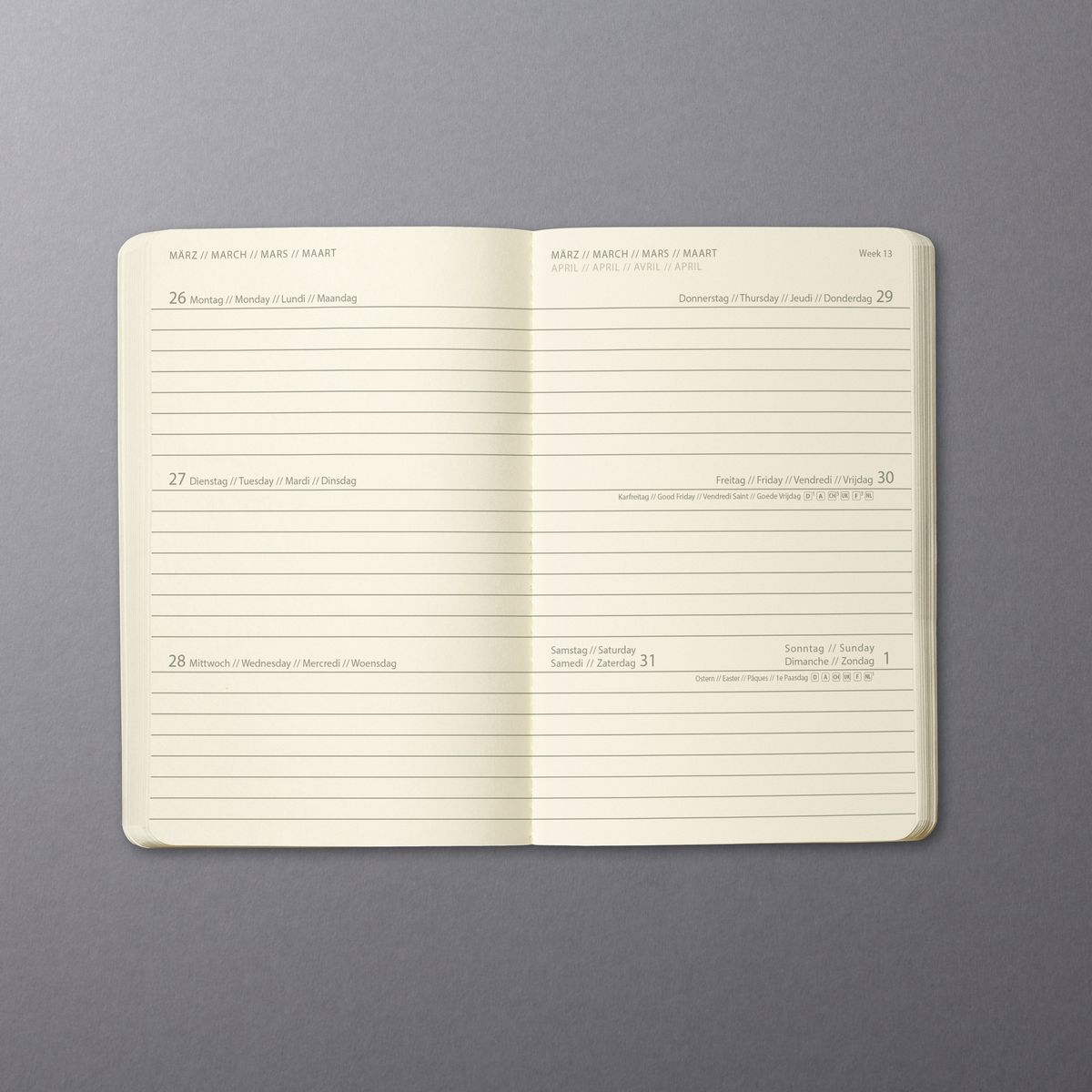 SIGEL C1812 CONCEPTUM® 2018 Wochenkalender Schwarz