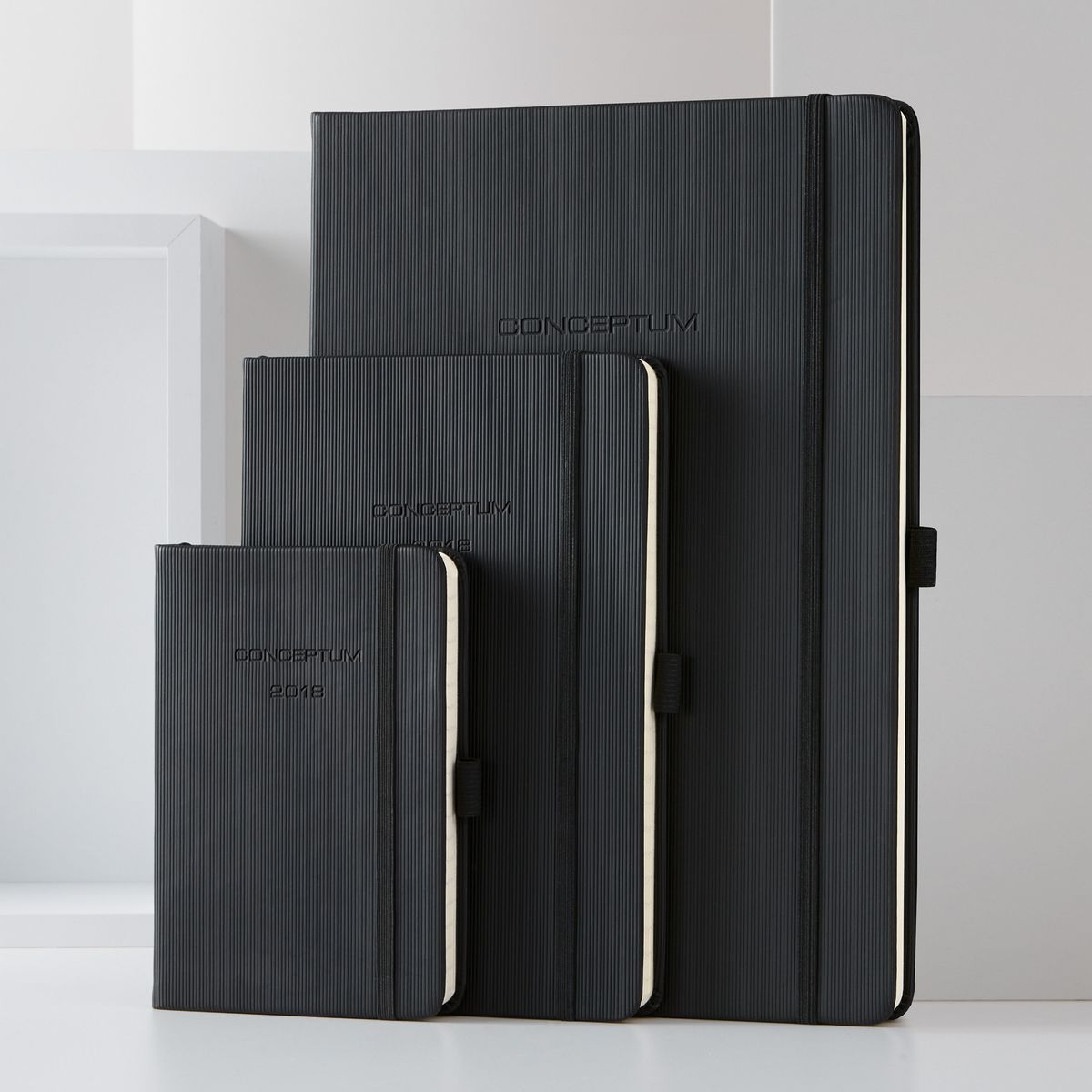 SIGEL Sigel C1815  CONCEPTUM® 2018 Wochennotiz-Kalender Schwarz