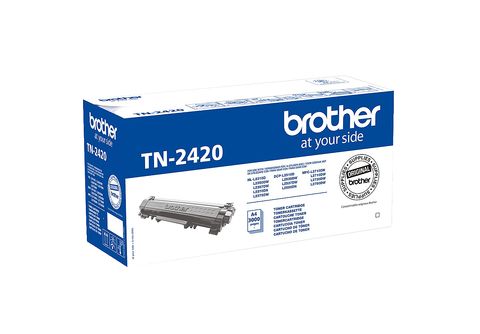 TONERMEDIA - x2 Toner Brother TN-2420 TN-2410 compatibles (2 Noir