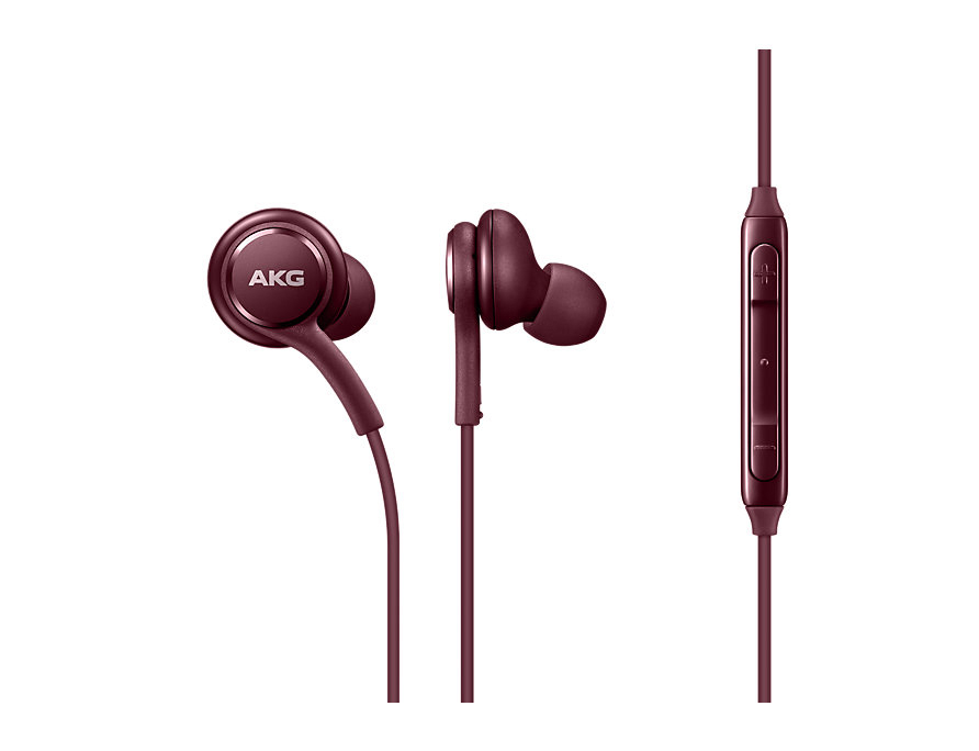 SAMSUNG Burgundy, In-ear in Earphones Headset Tuned Samsung AKG Burgundy by