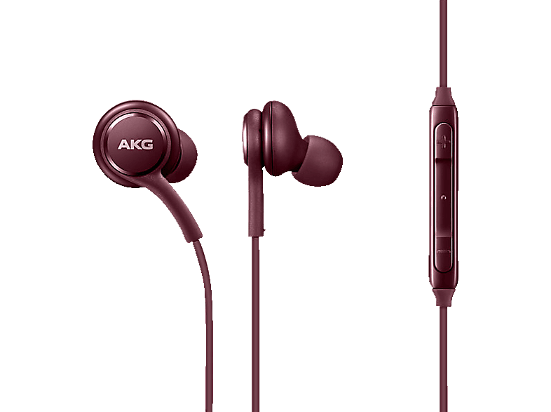 by Tuned AKG Headset Burgundy In-ear Burgundy, Samsung Earphones in SAMSUNG