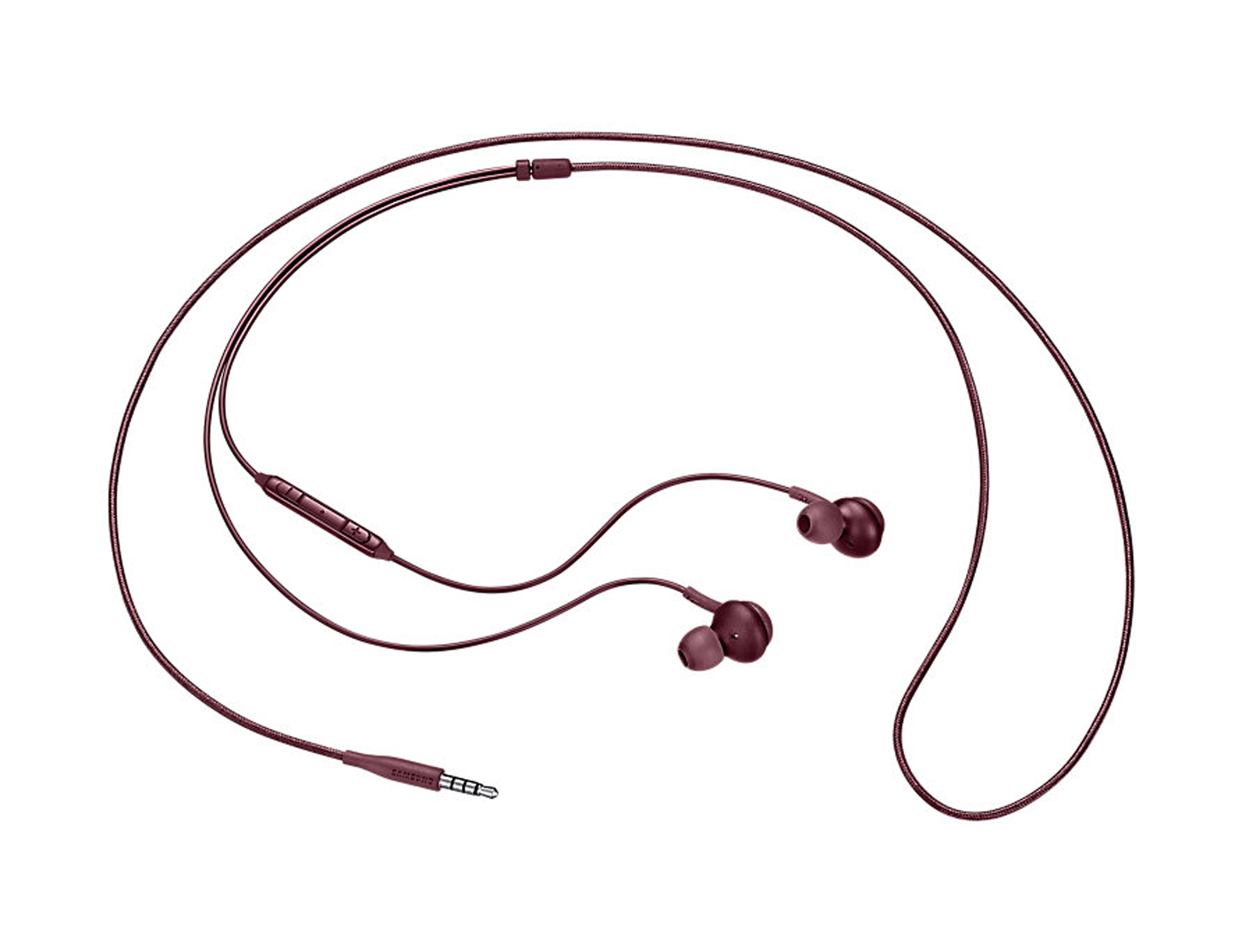 SAMSUNG Samsung Earphones Tuned by AKG in Burgundy, In-ear Headset Burgundy