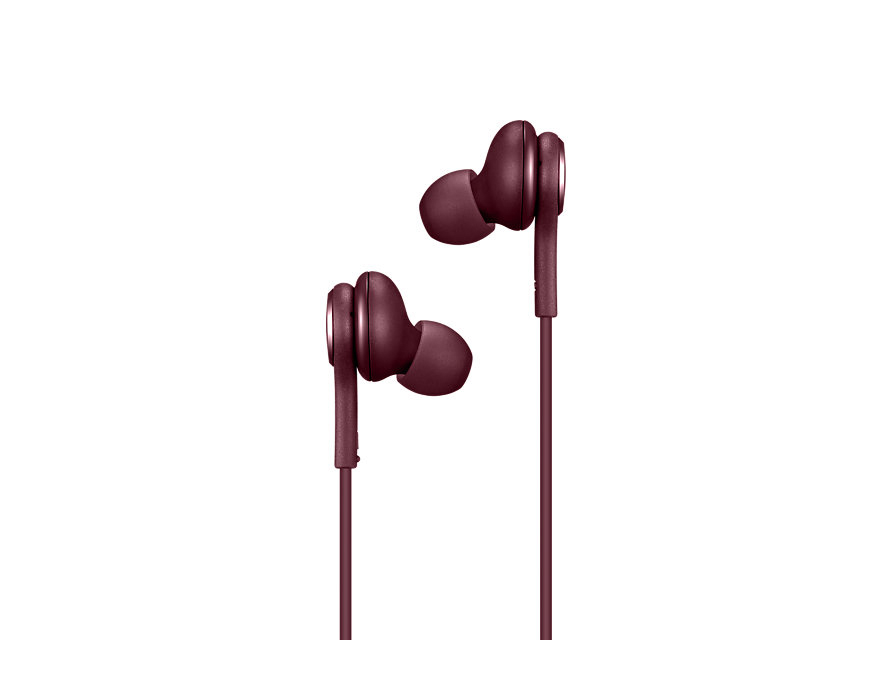 SAMSUNG Samsung Earphones Tuned by AKG in Burgundy, In-ear Headset Burgundy