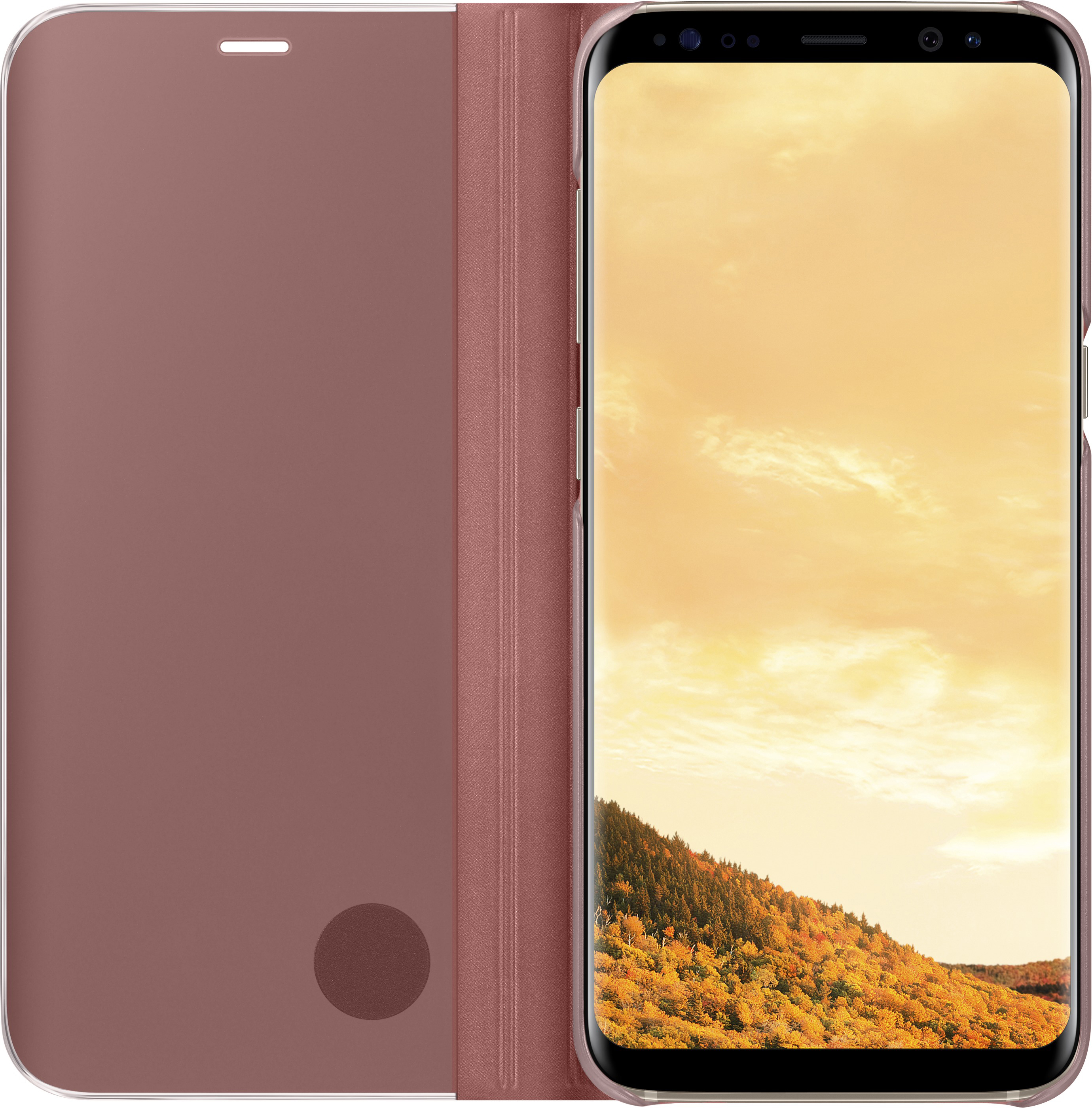 SAMSUNG Clear View, Bookcover, Samsung, Galaxy S8, Pink