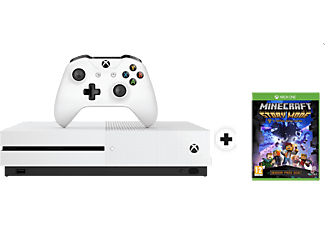 Microsoft Xbox One S + Minecraft Story Mode - 500 GB - Bianco - Console di gioco - Bianco