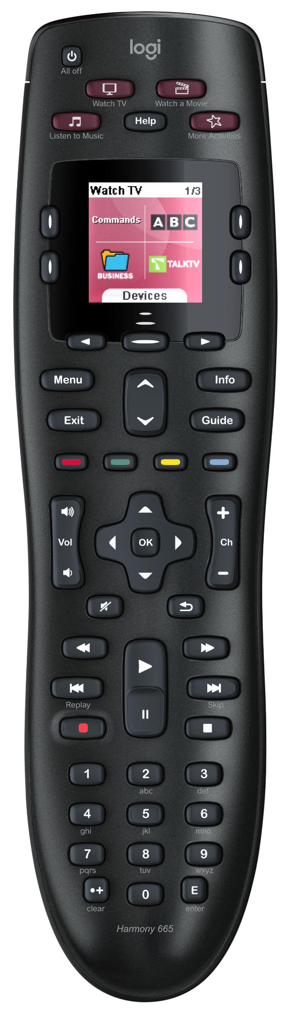 LOGITECH Harmony 665 Universalfernbedienung