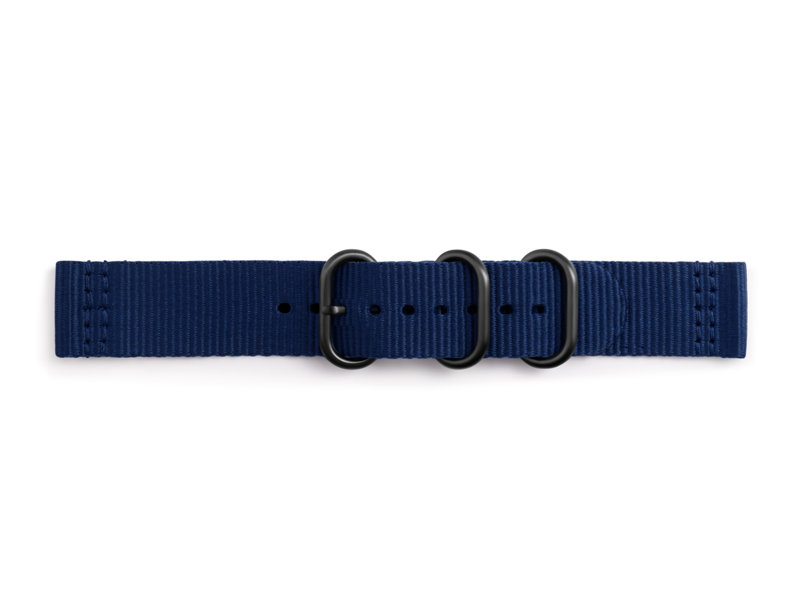 SAMSUNG Strap Studio Premium Nato, Ersatzarmband, Navy