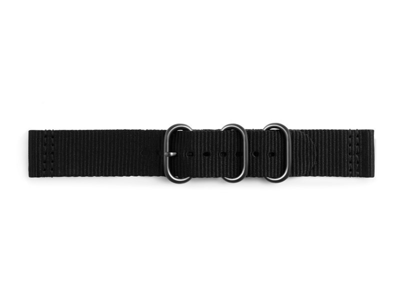 SAMSUNG Strap Studio Premium Nato, Ersatzarmband, Schwarz