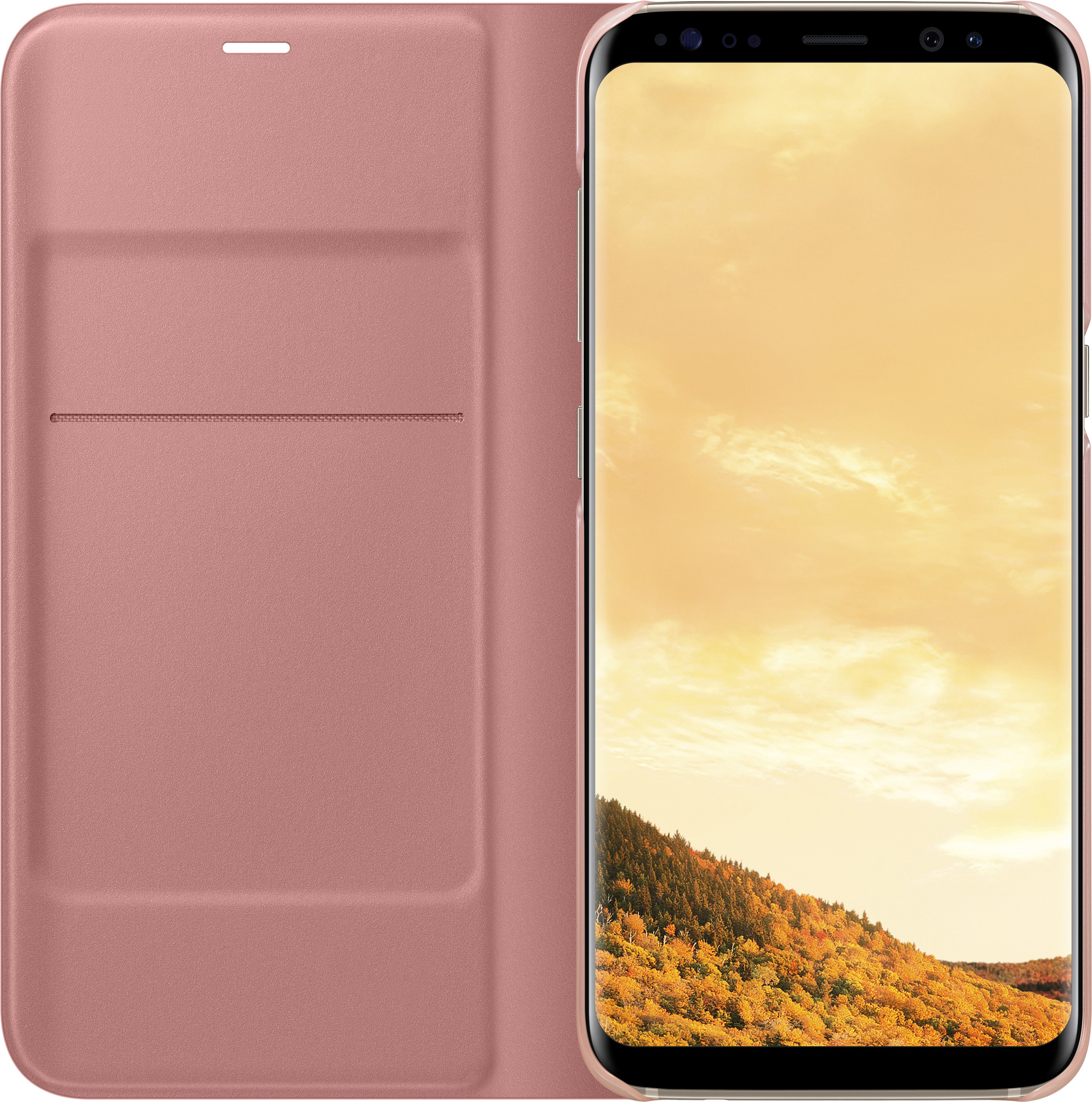 SAMSUNG LED View, Bookcover, Samsung, Galaxy S8, Pink