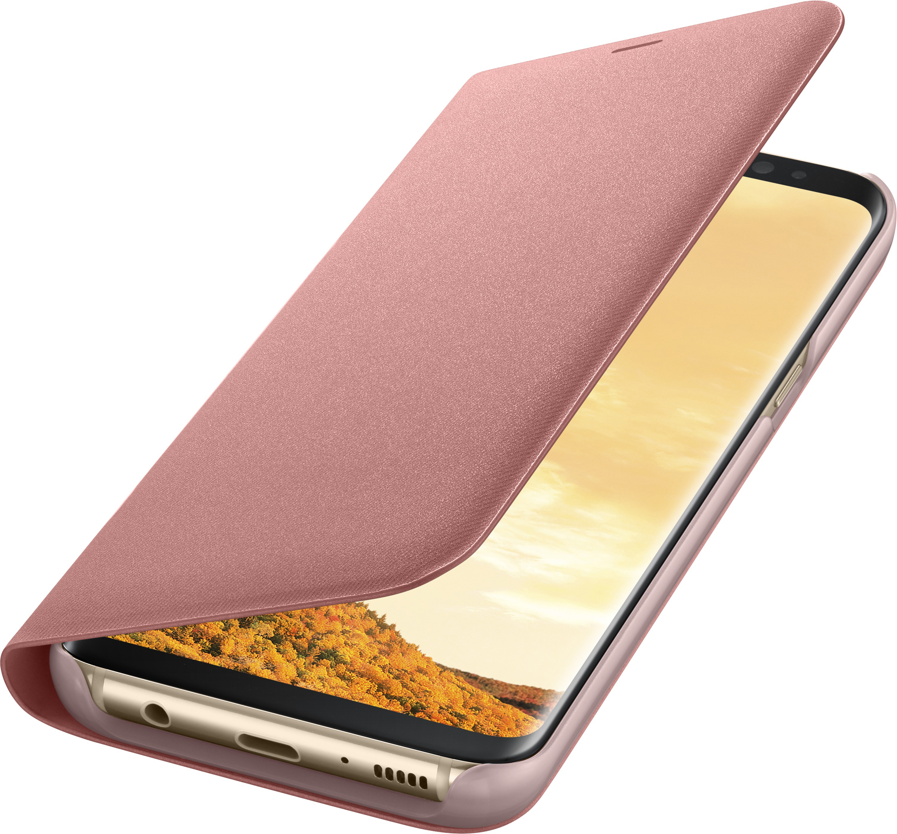 SAMSUNG LED View, Bookcover, Samsung, Galaxy S8, Pink