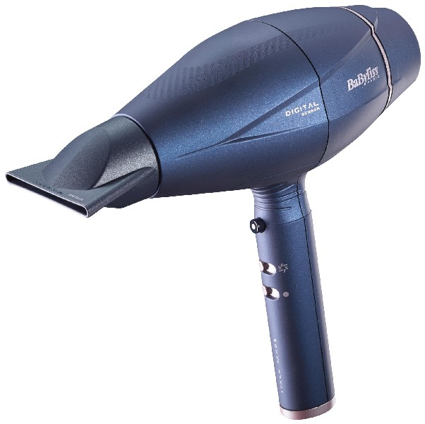 Secador BaByliss DIGITAL SENSOR 6500ESE, Inteligente, Iónico, 2100W,  boquillas, Difusor, Azul
