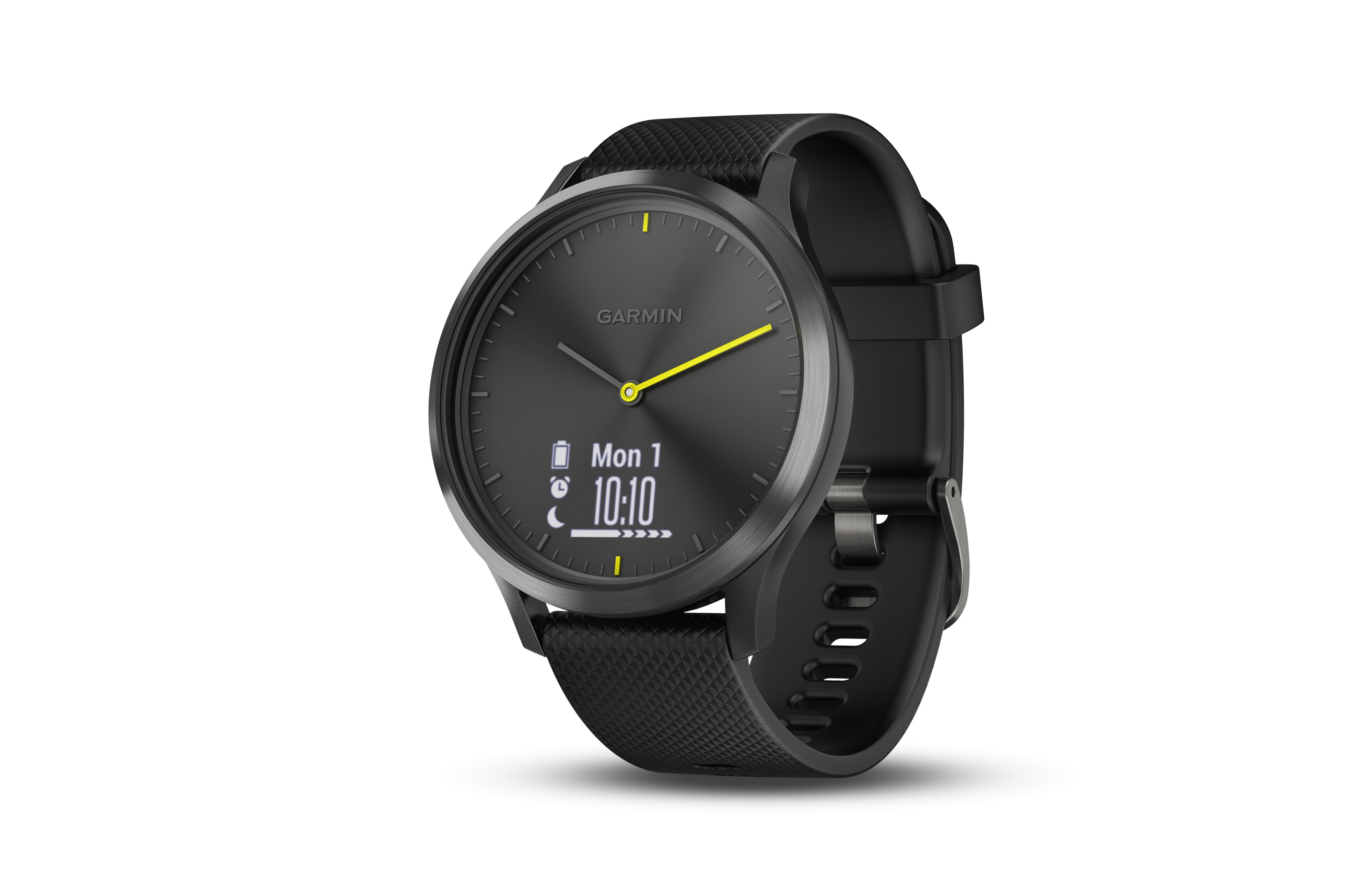 GARMIN vívomove HR Sport, Fitness Tracker, L, Schwarz