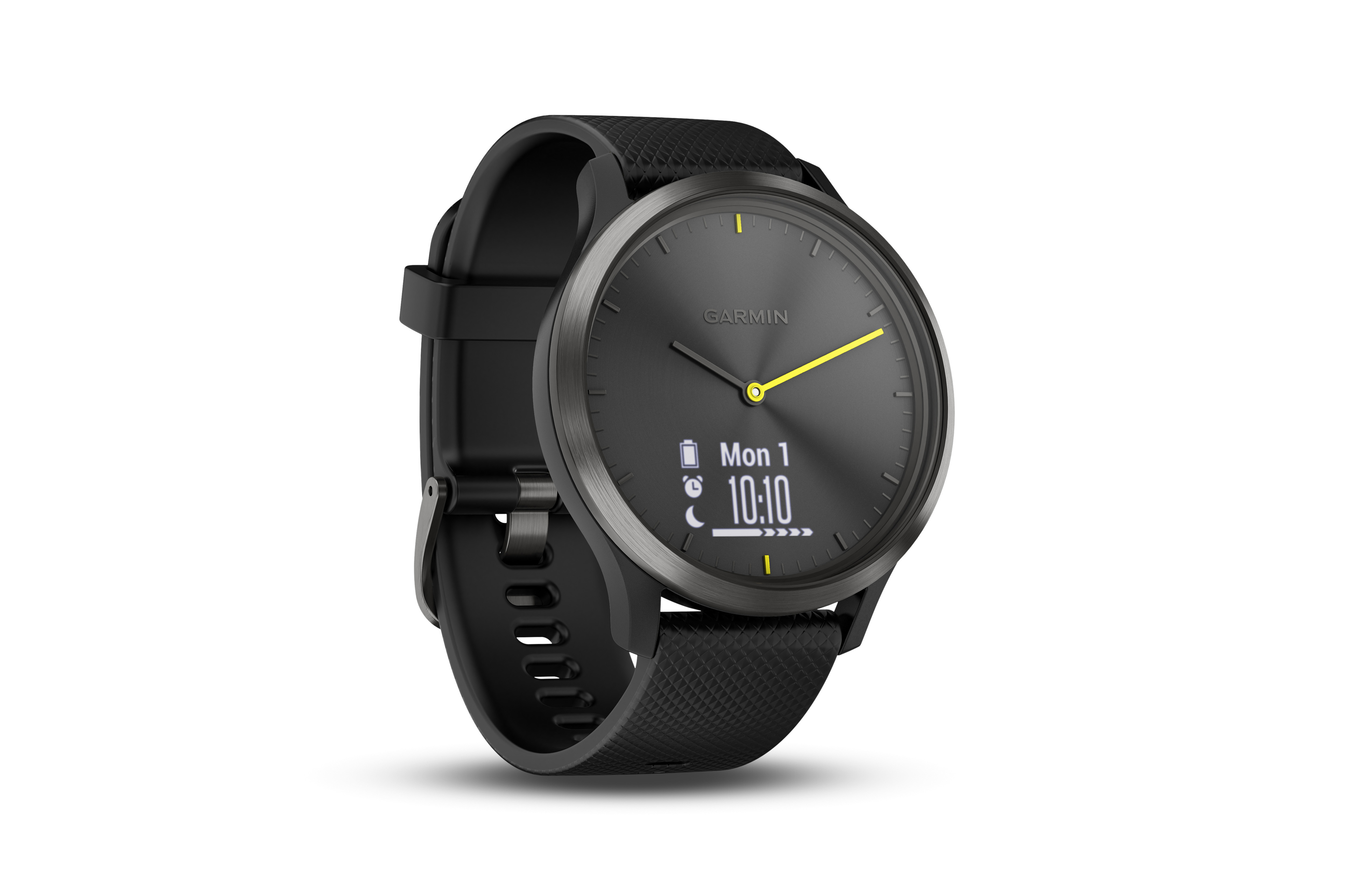 GARMIN vívomove HR Sport, Fitness Tracker, L, Schwarz