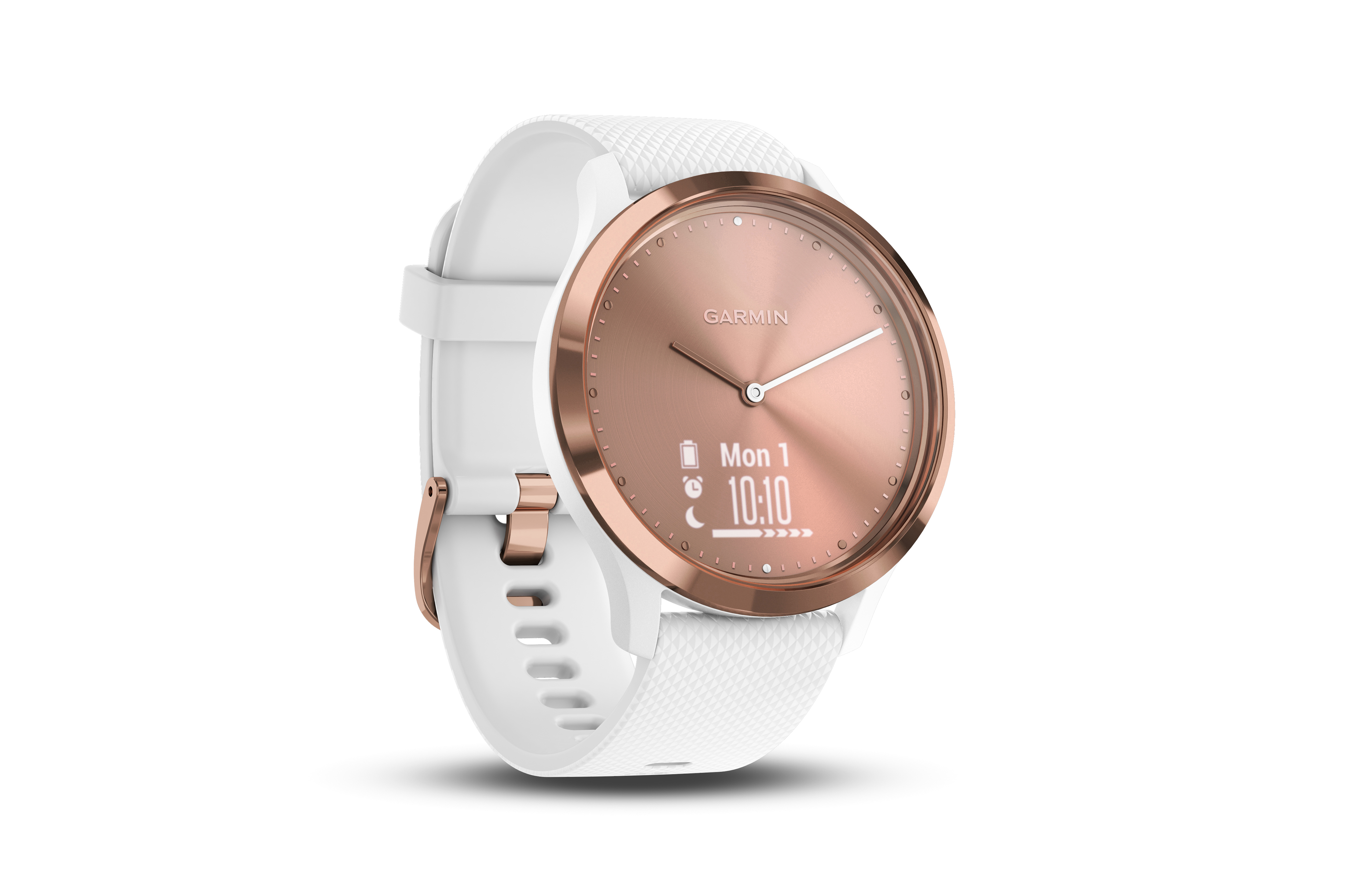 GARMIN vívomove HR Sport, Fitness Tracker, S/M, Roségold/Weiß