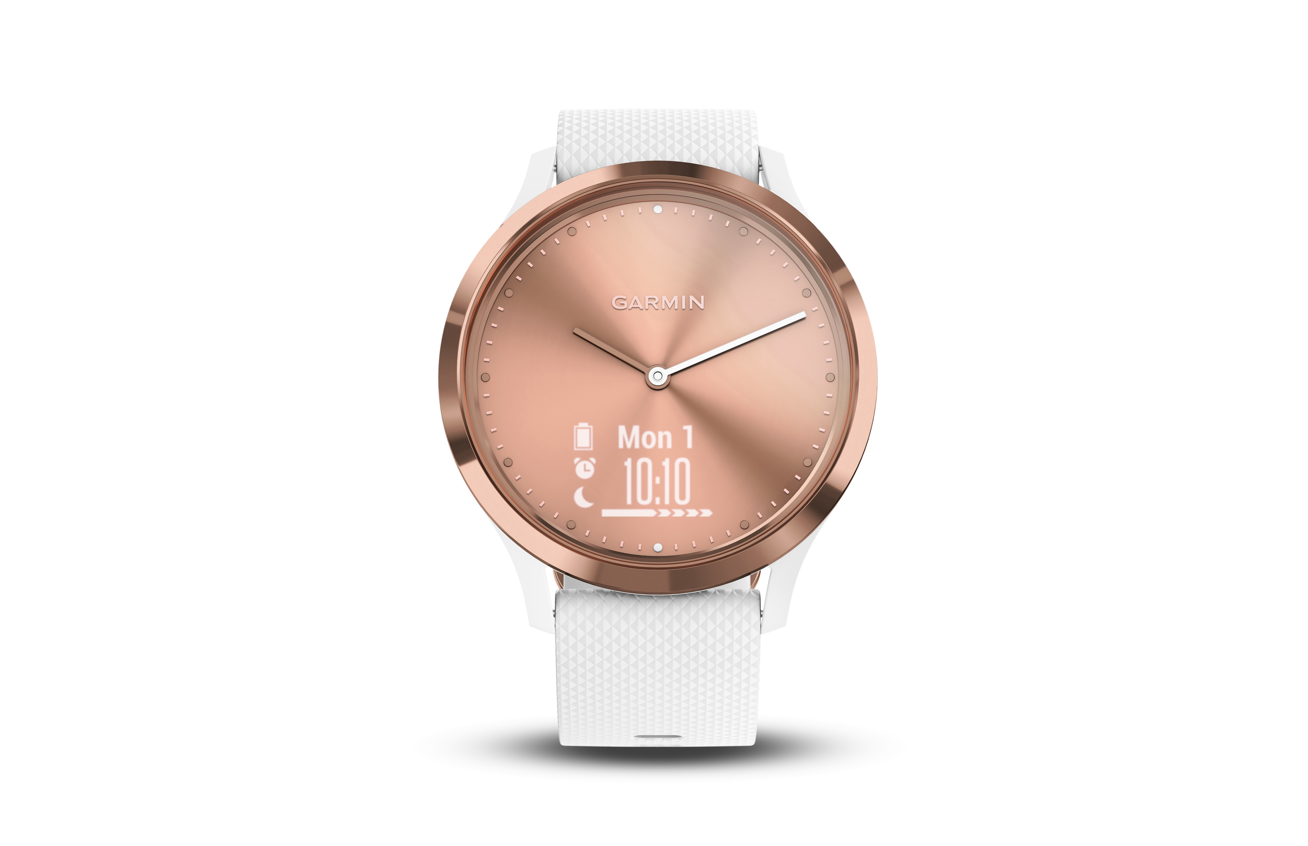GARMIN vívomove HR Sport, Fitness Tracker, S/M, Roségold/Weiß