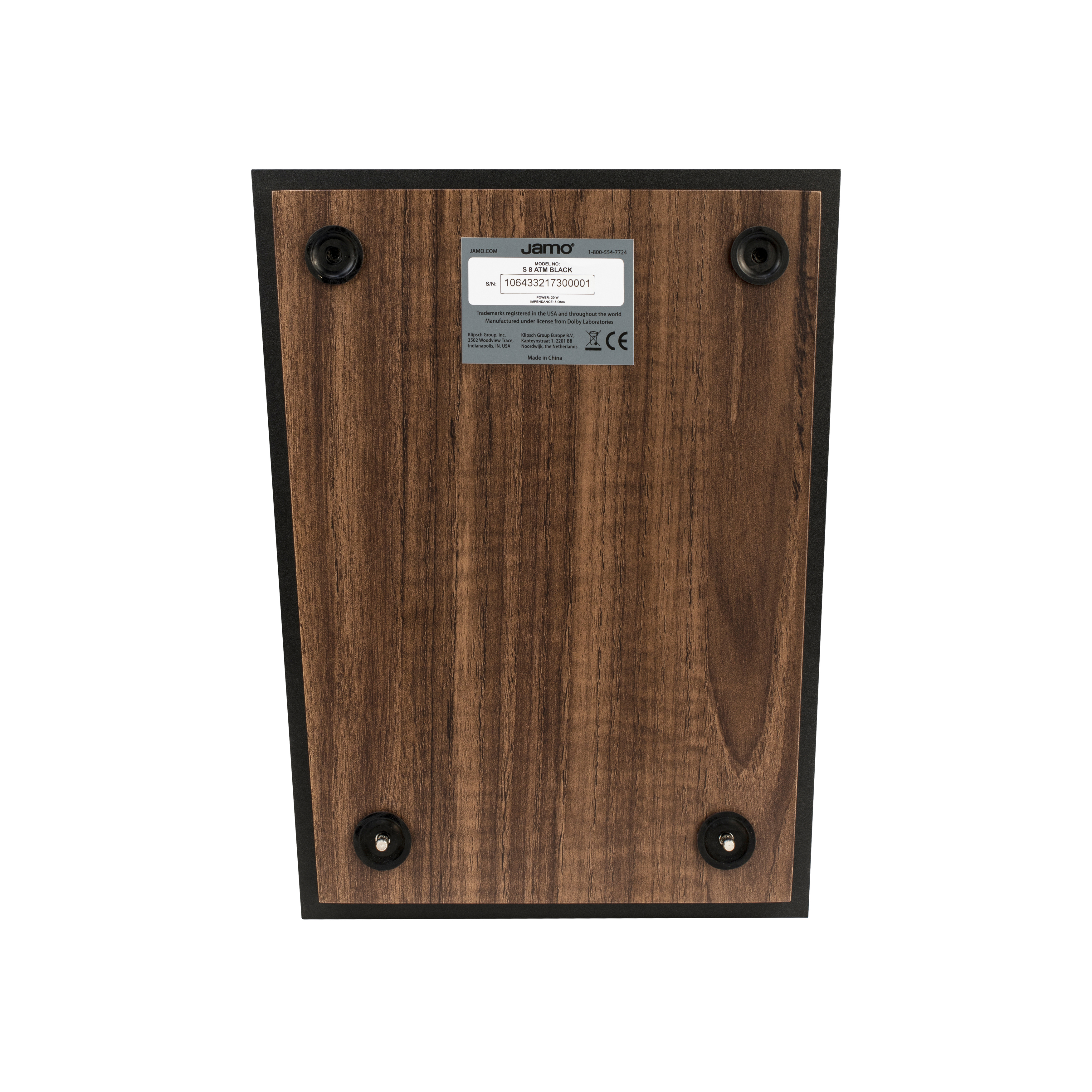 JAMO S 8 ATM 1 Paar Dolby Atmos Lautsprecher, Schwarz