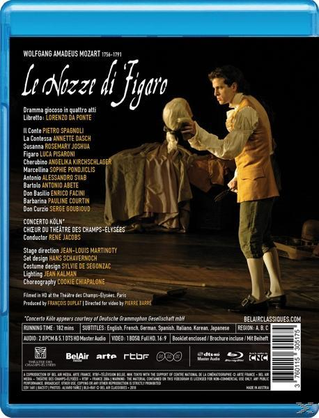 Blu-ray-Cover, blauer Hintergrund, Mann in historischem Kostüm mit Totenkopf, Text weiß.