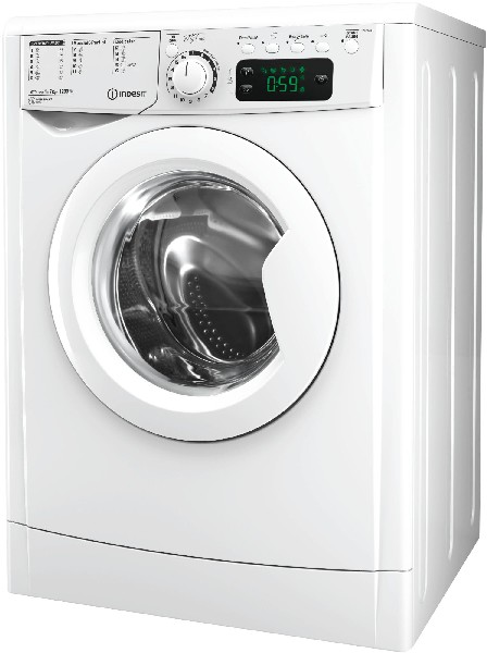 Lavadora carga frontal - Indesit EWE 81252 W EU, 8 kg, 1200 rpm, Clase A++, 16 programas