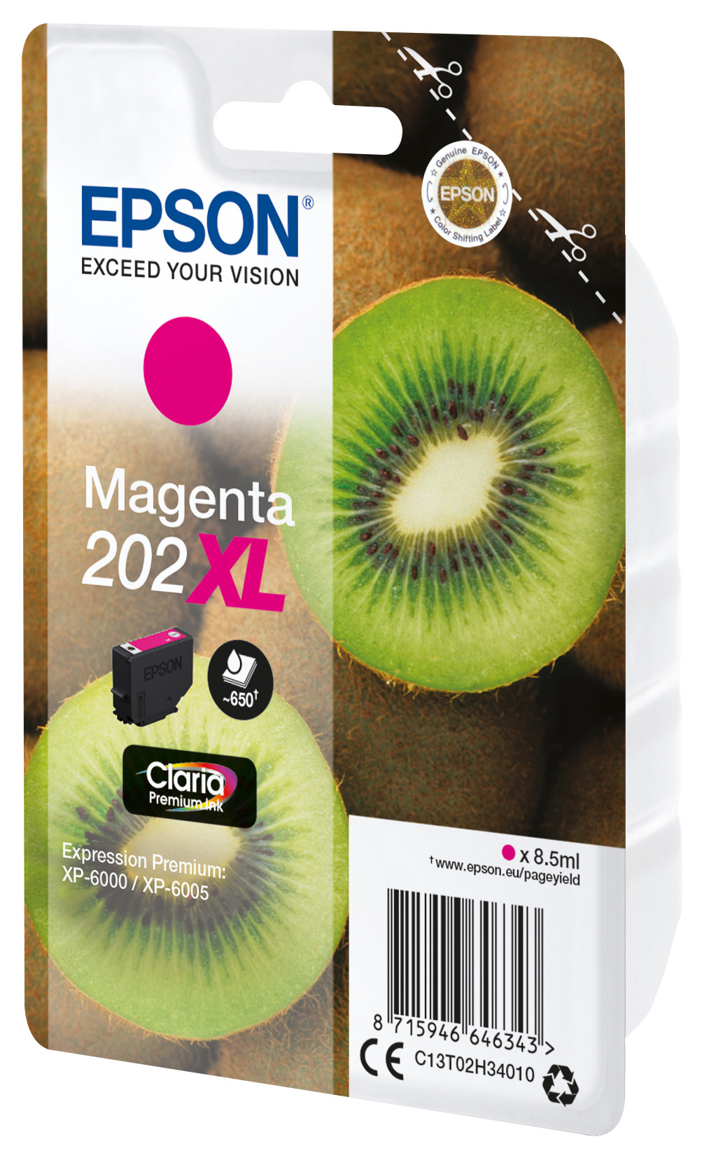 EPSON Original Tintenpatrone Magenta (C13T02H34010)