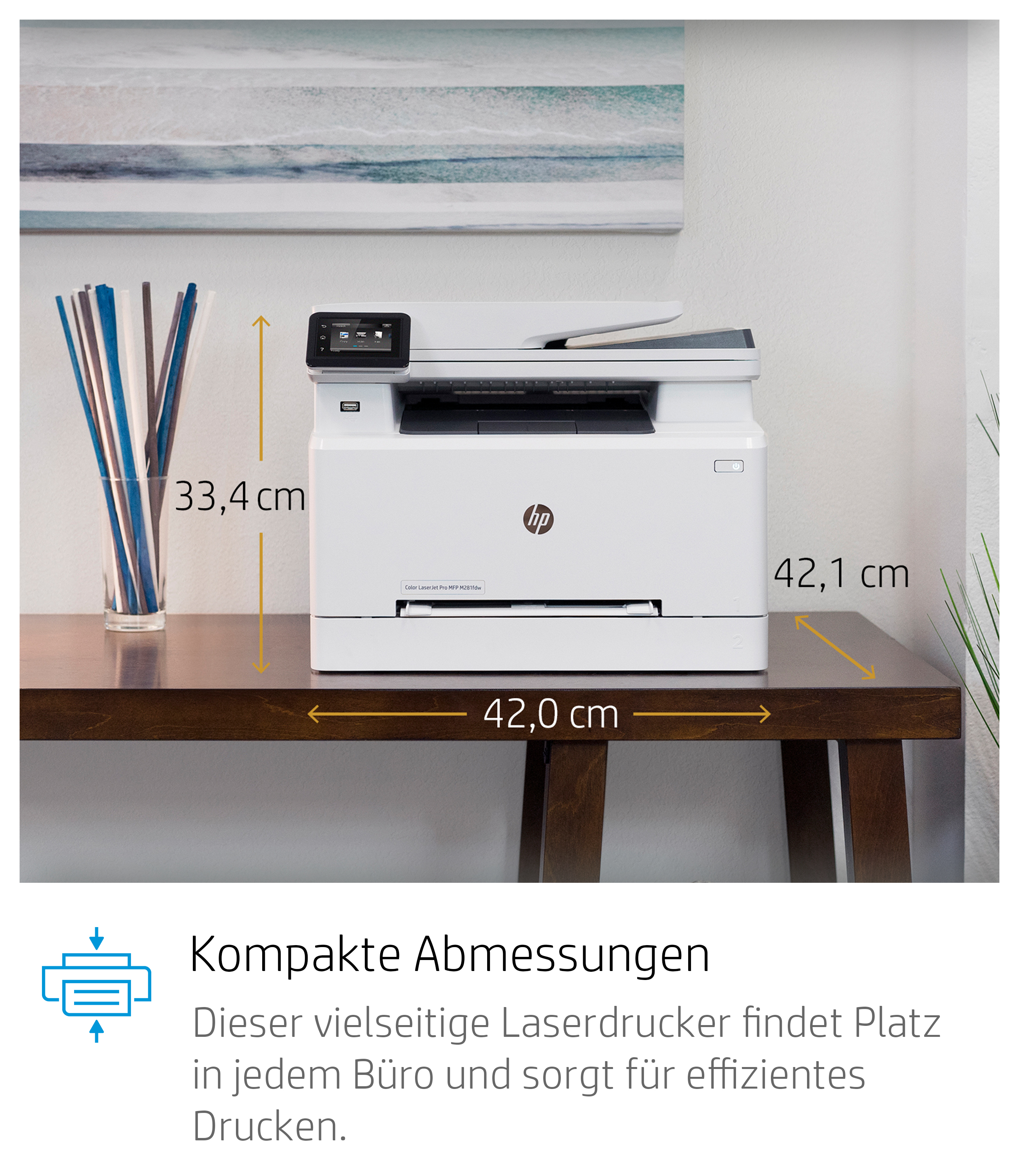 HP COLOR LASERJET PRO M281FDW 4-in-1 Multifunktionsdrucker