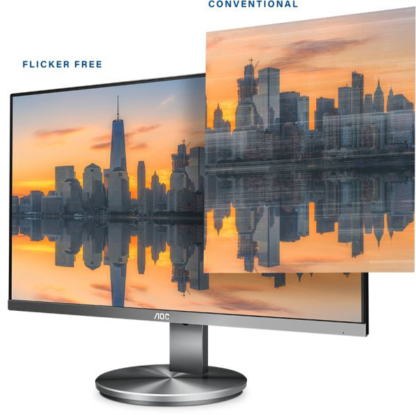 AOC I2490VXQ/BT 24 Zoll  Full-HD  Office Monitor  4 ms Reaktionszeit  