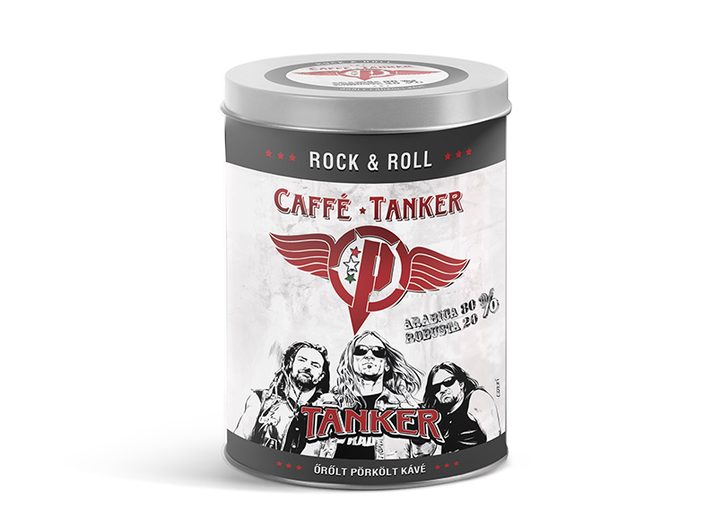 CAFFÉ-TANKER Caffé Rock&Roll Tanker Tankcsapda őrölt pörkölt kávé 250 gramm 