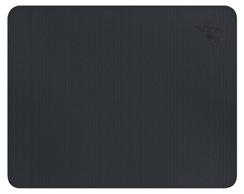 Alfombrilla de ratón Razer negra con logotipo Razer.