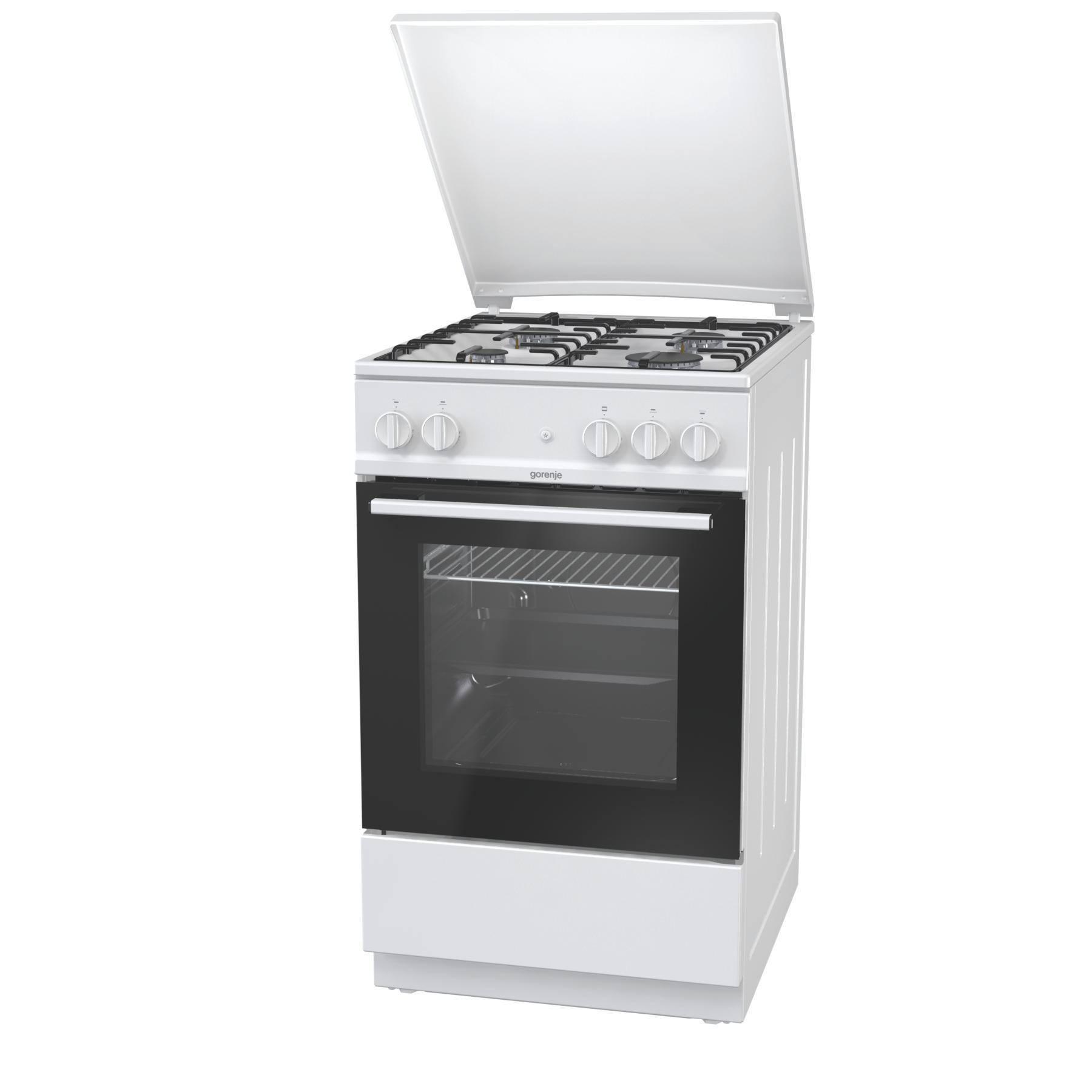 GORENJE G5111WH Gasherd (EEK: A, Gaskochfeld, 70 l, Weiß)