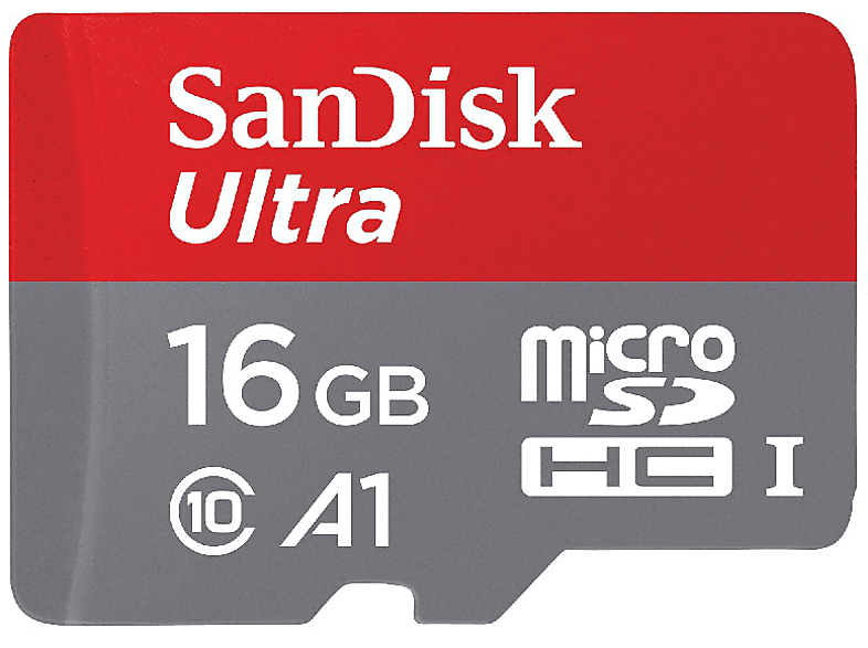 SANDISK Geheugenkaart microSDHC Ultra 16 GB (173470)