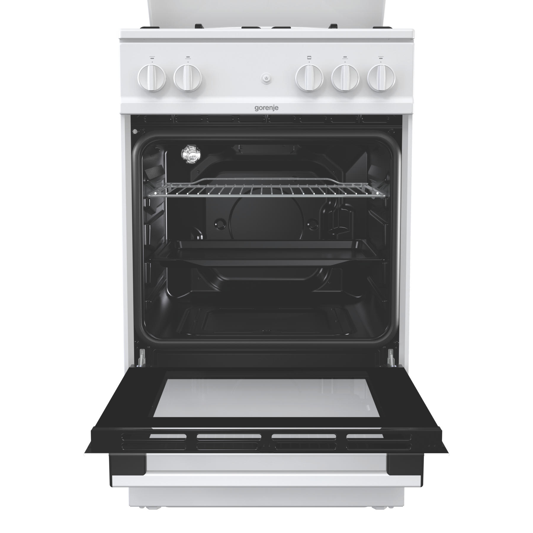 GORENJE G5111WH Gasherd (EEK: A, Gaskochfeld, 70 l, Weiß)