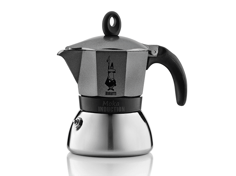 Bialetti Moka Induction Három személyes kávéfőző, piros színben Bialetti Moka Induction Három személyes kávéfőző, piros színben