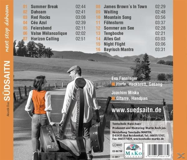 DAHOAM - NEXT - (CD) Südsaitn-Akustik-Duo STOP