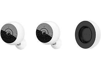 LOGITECH Logitech Circle 2 Kombipaket - 2 videocamere + 1 batteria di ricambio - Wi-Fi - 1080p - Bianco - Telecamera di sorveglianza (Full-HD, 1.920 x 1.080 pixel)