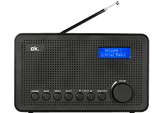 OK ORD 110 - Digitalradio (DAB+, FM, Schwarz)