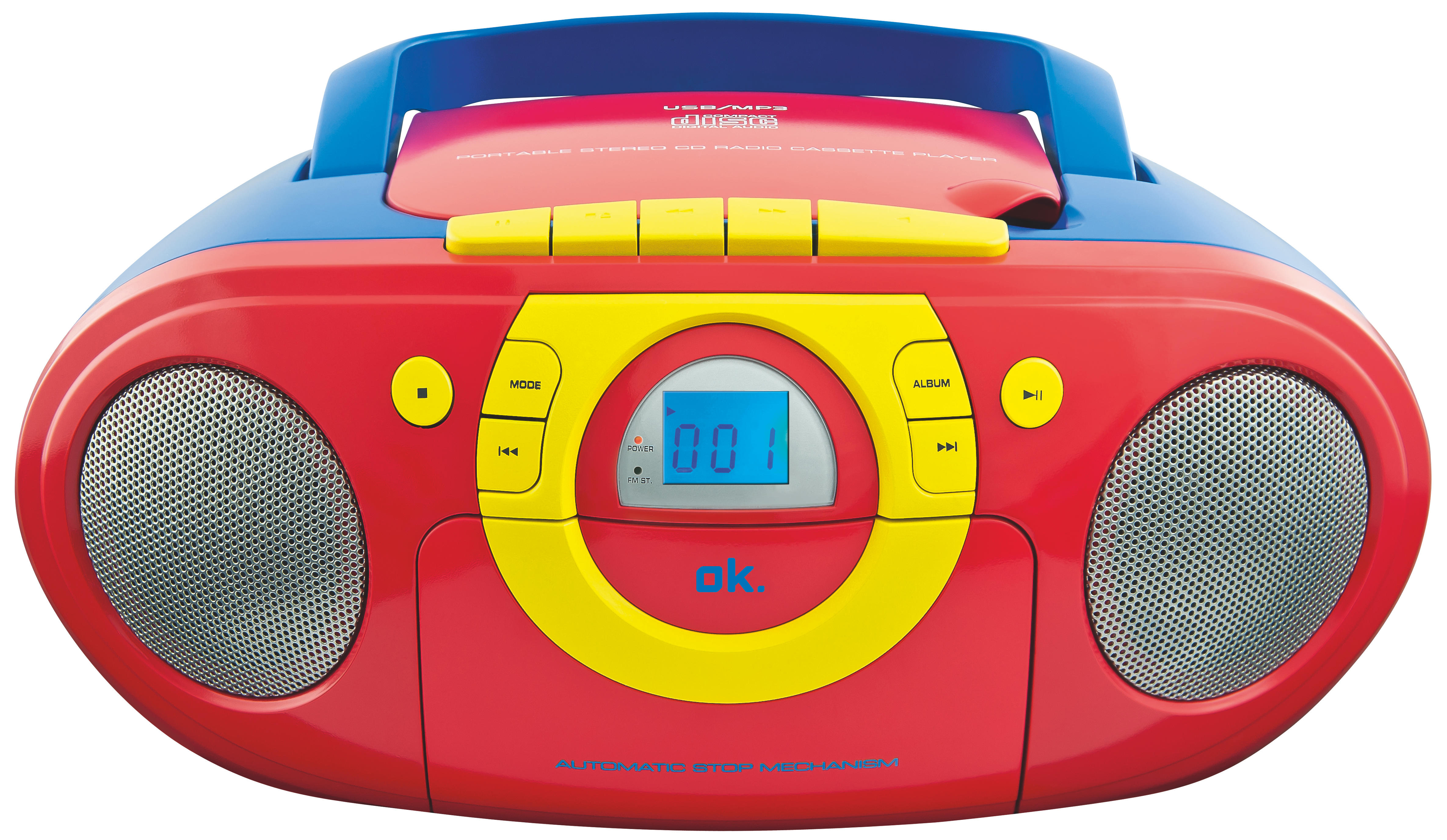 OK. Kinderradio ORC 511 mit Kassette und CD