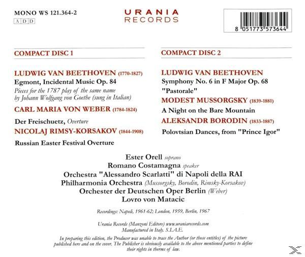 Matacic/Orell/Costamagna/Orch.Dt.Oper Bln./+ - Lovro von Matacic dirigiert  - (CD)