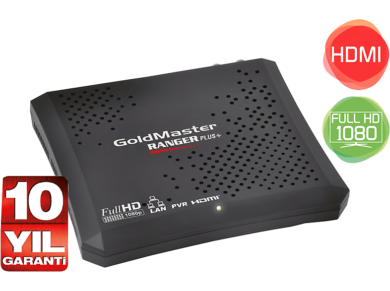 GOLDMASTER Ranger HD Plus PVR Dijital Uydu Alıcısı_1