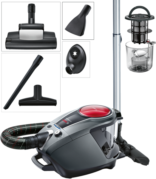 BOSCH BGS7PRO1 Toz Torbasız Elektrikli Süpürge Titanyum