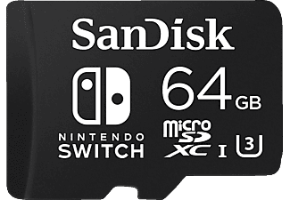 SANDISK SanDisk SDSQXAT-GN6ZA - Scheda di memoria MicroSDXC - 64 GB - Nero - 
