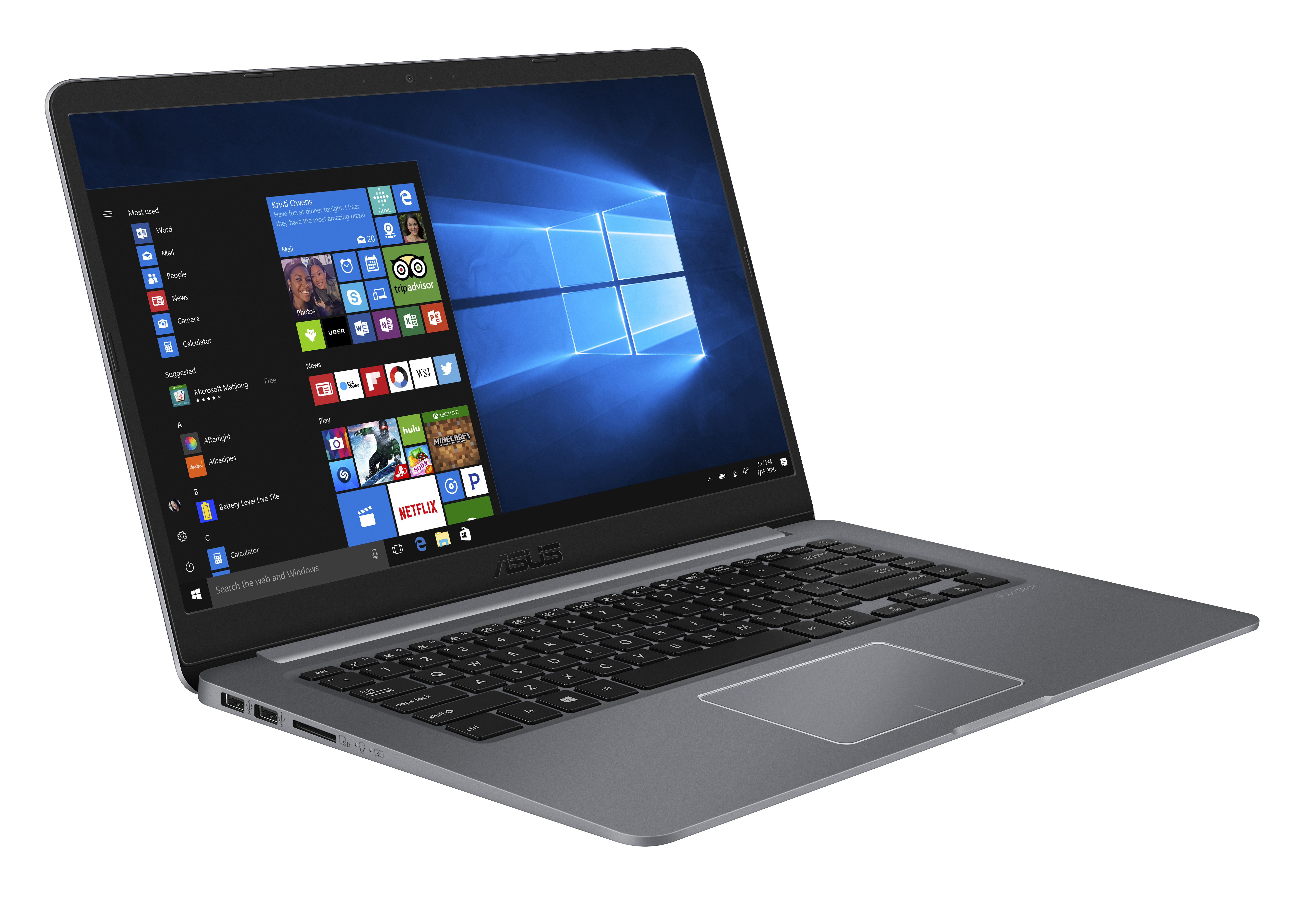 ASUS Notebook VivoBook S510UN-BQF42T (90NB0GS5-M04420) Notebook, 15,6 Zoll, Full-HD, Intel® Core™ i5-8250U Prozessor
(8M Cache, bis zu 3.4 GHz ), 8 GB, 1000 GB HDD + 256 GB SSD