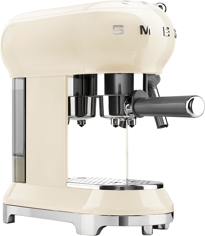 SMEG ECF01CREU Eszpresszó kávéfőző, bézs