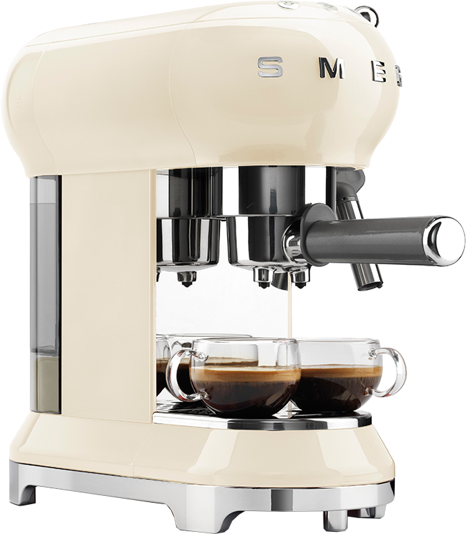 SMEG ECF01CREU Eszpresszó kávéfőző, bézs