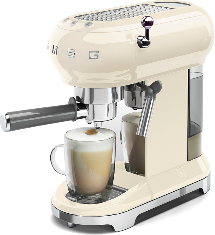 SMEG ECF01CREU Eszpresszó kávéfőző, bézs