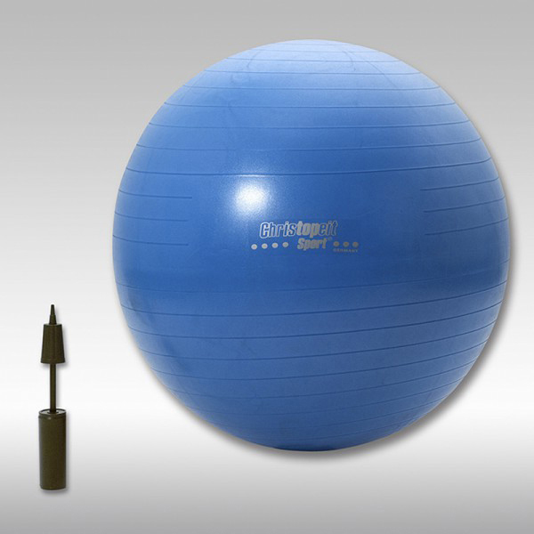 CHRISTOPEIT 75 cm Gymnastikball, Blau