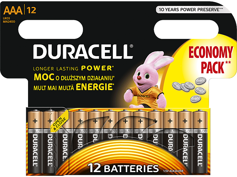 DURACELL Duracell BSC 12 db AAA elem