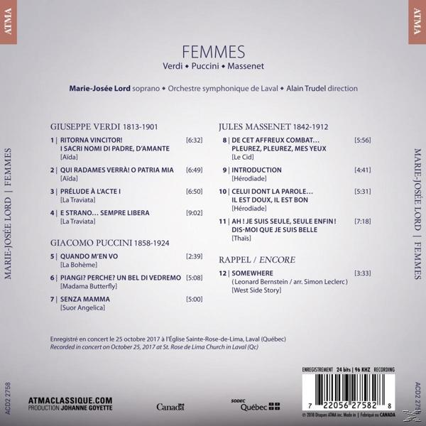 Marie-josee Lord - Femmes  - (CD)