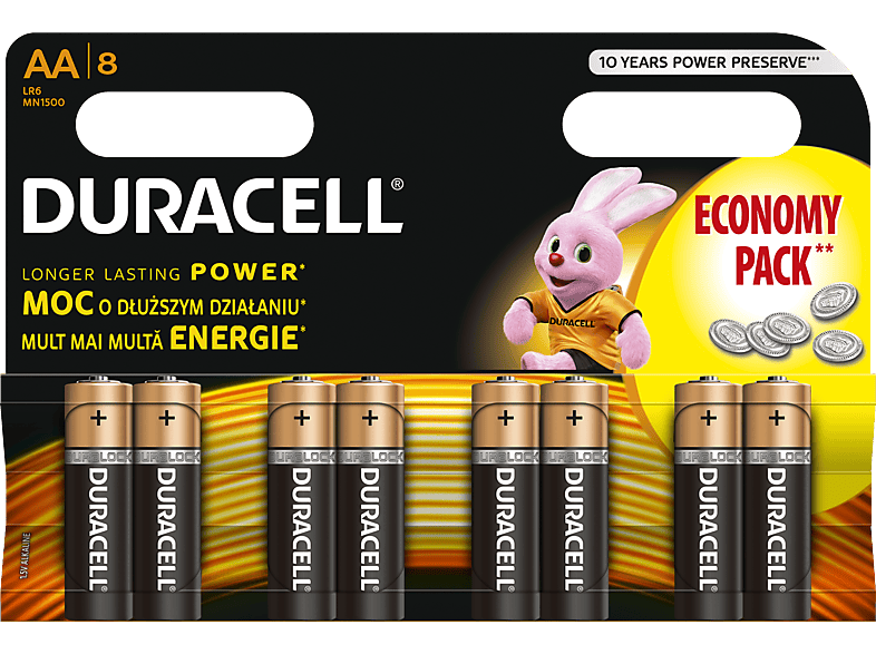 DURACELL BSC 8 db AA elem