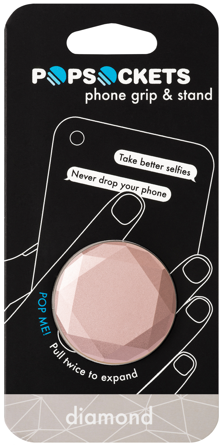 POPSOCKETS Diamant Handyhalterung, Rosegold