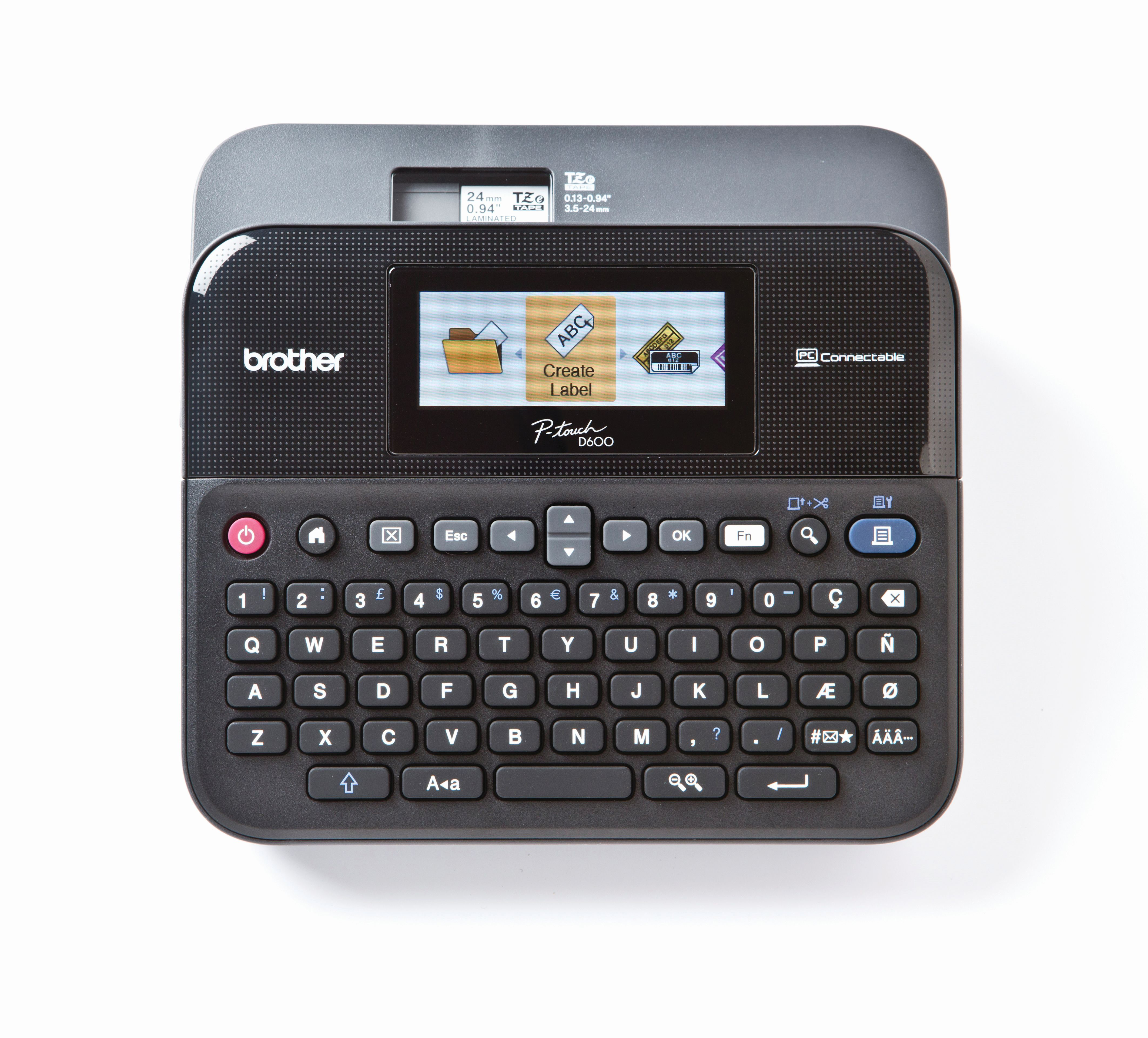 BROTHER PT-D600VP Beschriftungsgerät Schwarz